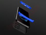 Funda GKK 360º negra y azul para Oppo Realme 8 (RMX3085) / Realme 8 Pro (RMX3081)